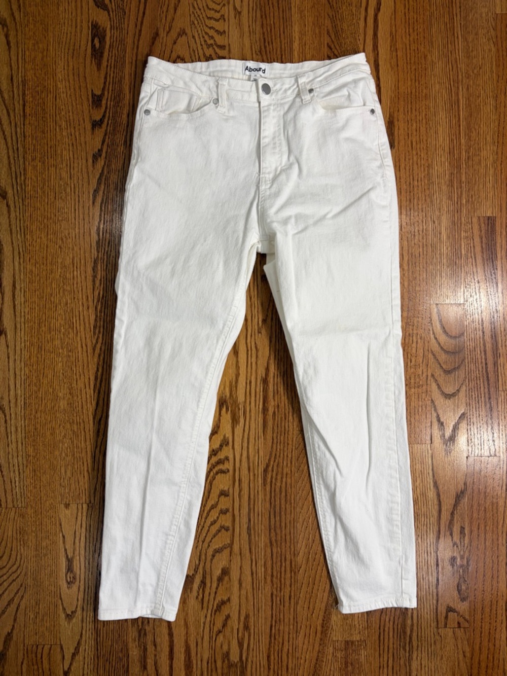 Abound Sustainable White High-Rise Skinny Jeans (31)